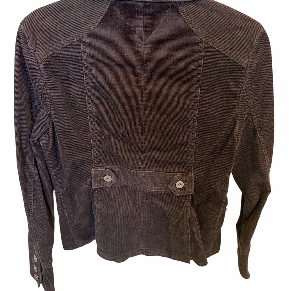 Tommy Hilfiger Dark Brown Corduroy Blazer Jacket - Picture 2 of 4